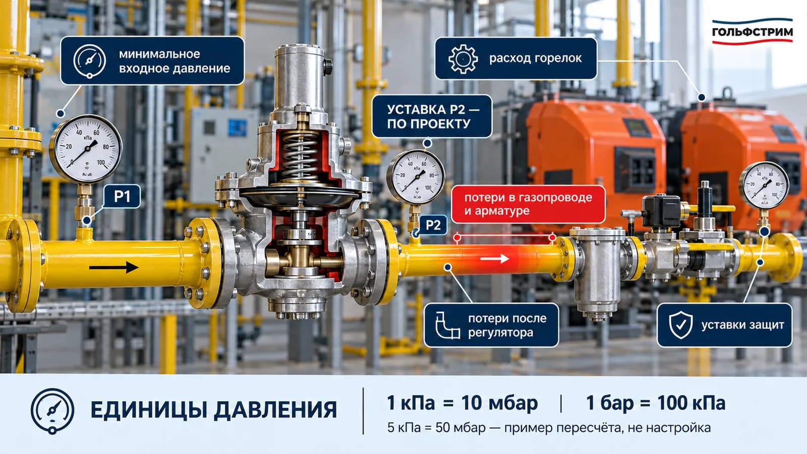 Настройка регулятора давленя газа