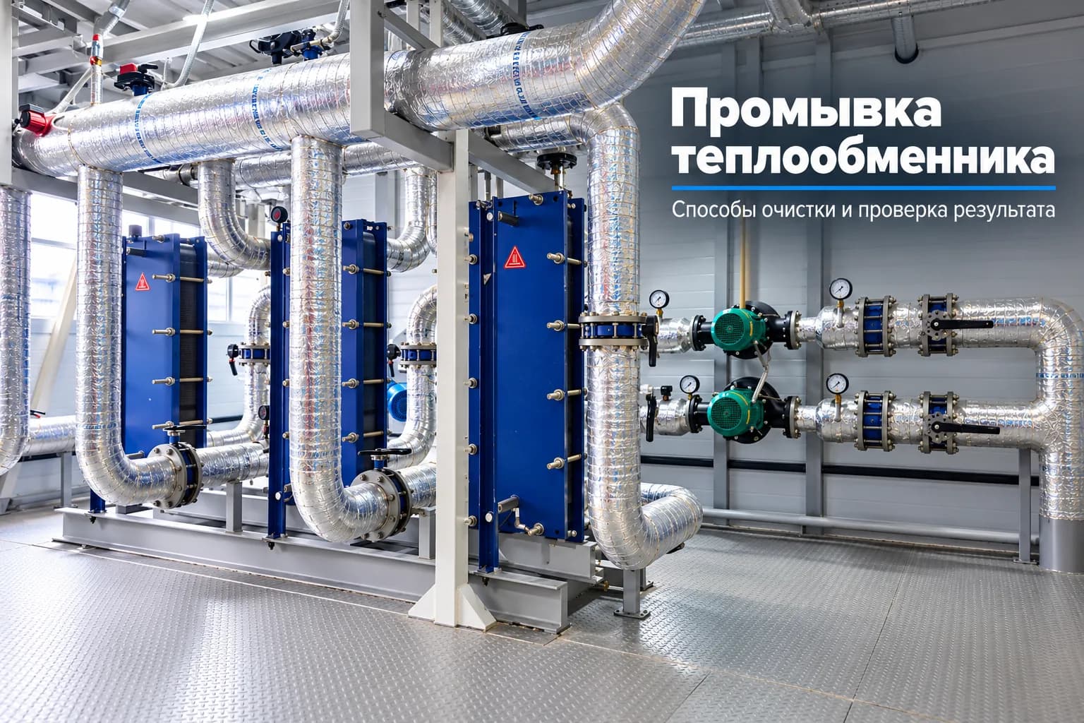 Промывка теплообменника котельной: когда нужна и как её выполняют